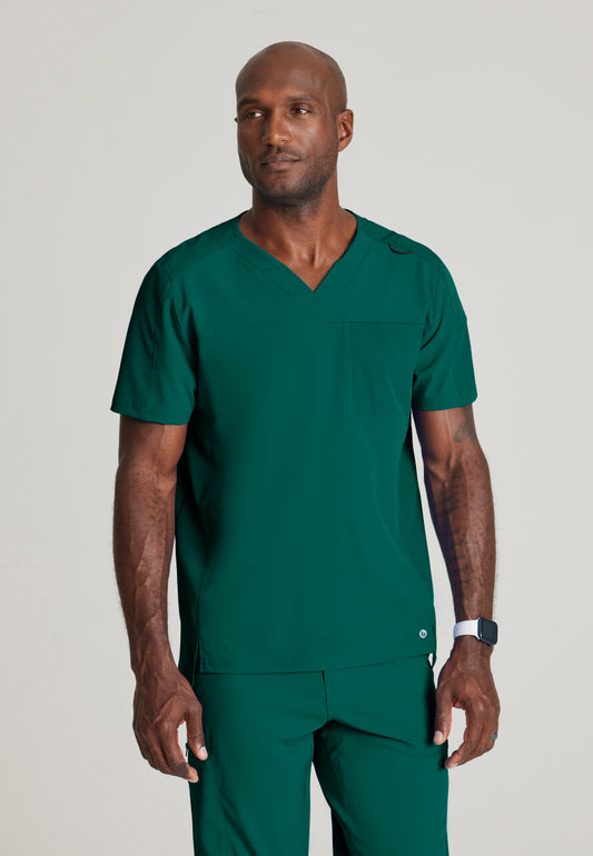 Barco One BOT195 Velocity Scrub Top Hunter Green