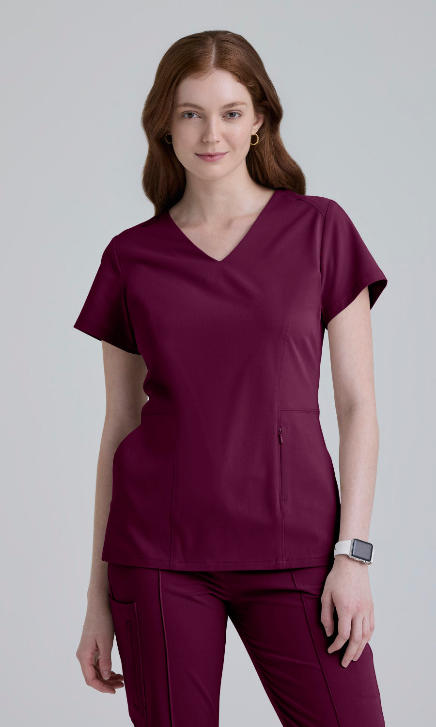 Grey's Anatomy Cultivate GRGT309 Spring Top Wine - front