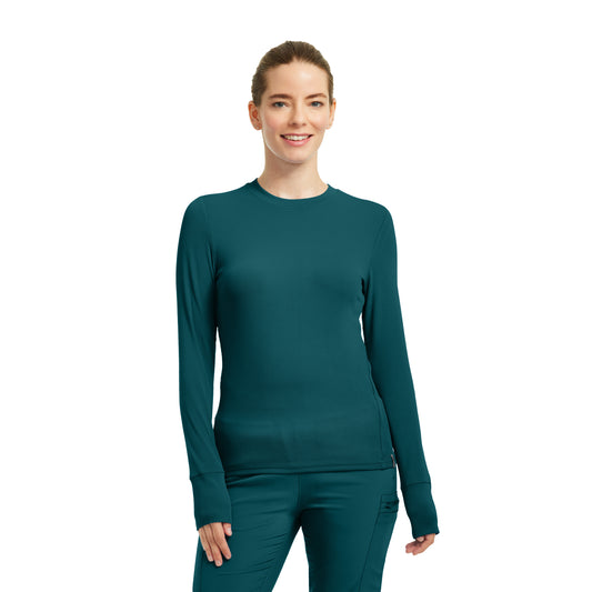 Forward LT103 Women's 1 Pocket Long Sleeve Tee Caribbean Image