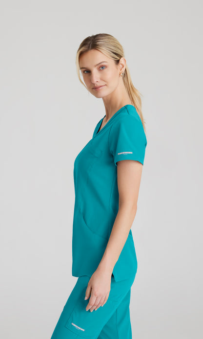 Skechers SK102 Reliance Scrub Top Teal