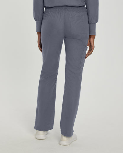 Essentials 8380 Women's Cargo Scrub Pants Steel Grey Image