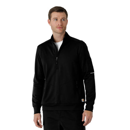 Rugged Flex C86912 Men's Half Zip Black