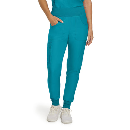 Forward LB401 Women's Jogger Scrub Pants Teal Image