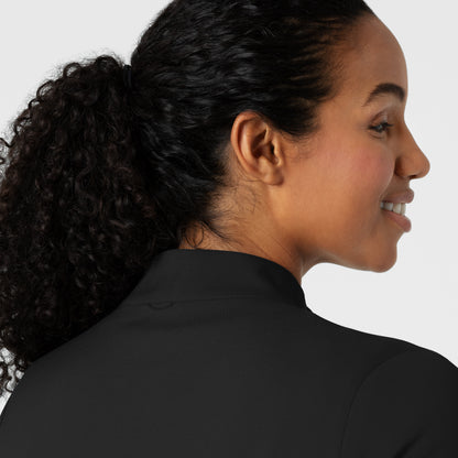 Boundless 8151 Warm Up Scrub Jacket Black Model Image Alternate | Wink