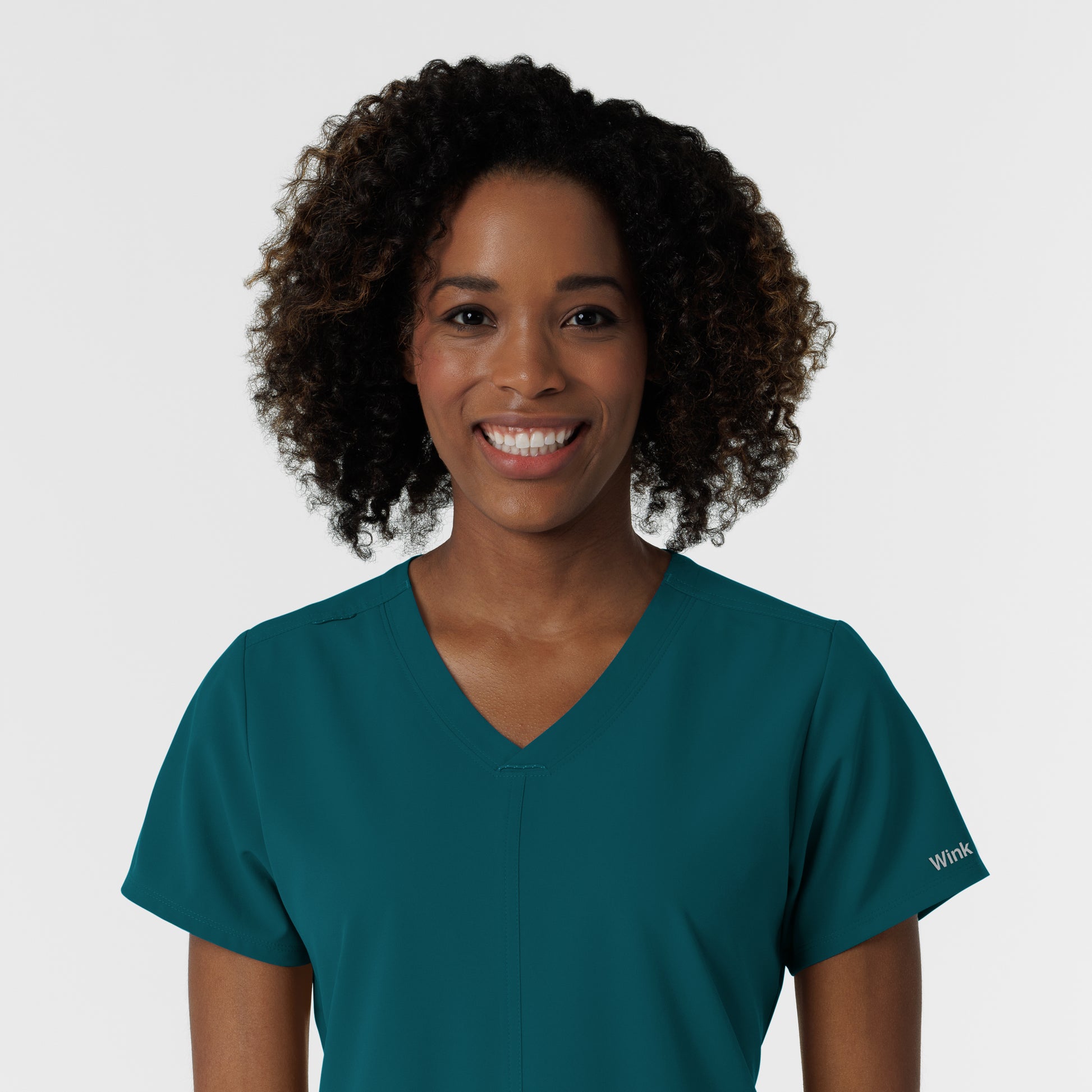 NURTUR 6180 Women's V-Neck Scrub Top Caribbean