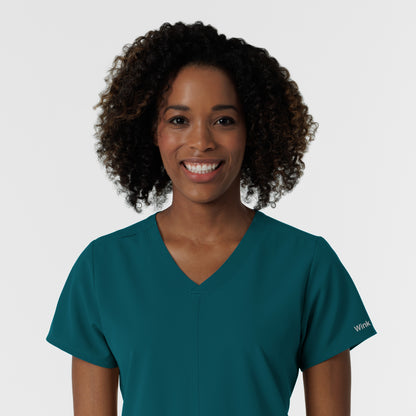 NURTUR 6180 Women's V-Neck Scrub Top Caribbean