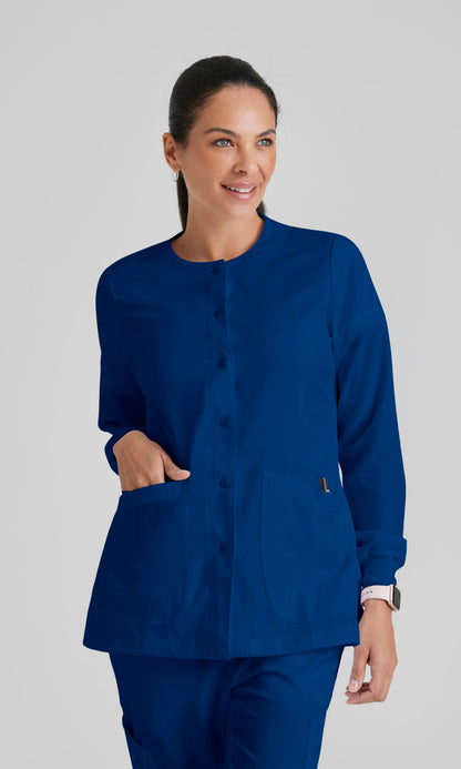Grey's Anatomy 4450 Jamie Scrub Jacket Indigo