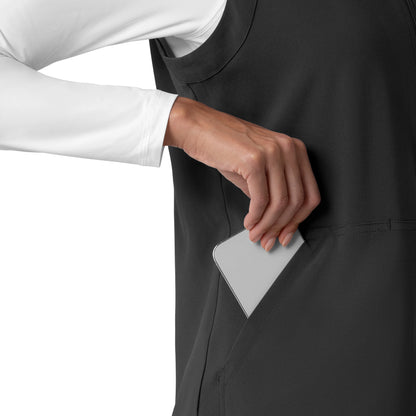 Force Cross-Flex C82510 Women's Lightweight Scrub Vest Black