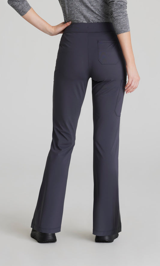 Skechers Slip-Ins Knits SKP656 Glide Knit Flare Scrub Pants Pewter