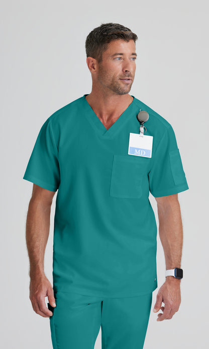 Grey's Anatomy Classic GRT091 Evan Scrub Top Teal
