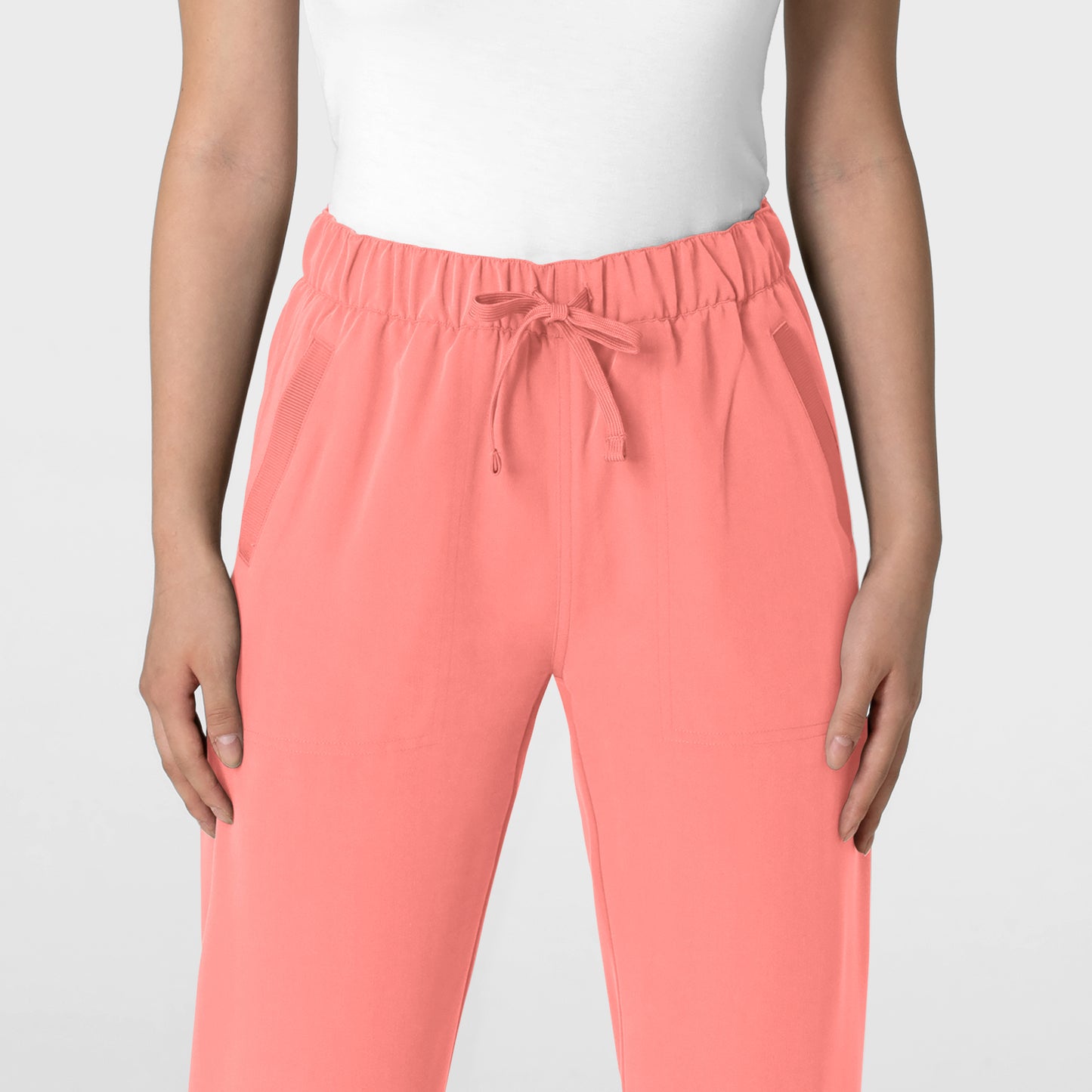 Nova 5232 Women's Stovepipe High-Low Hem Scrub Pants Paradise Pink