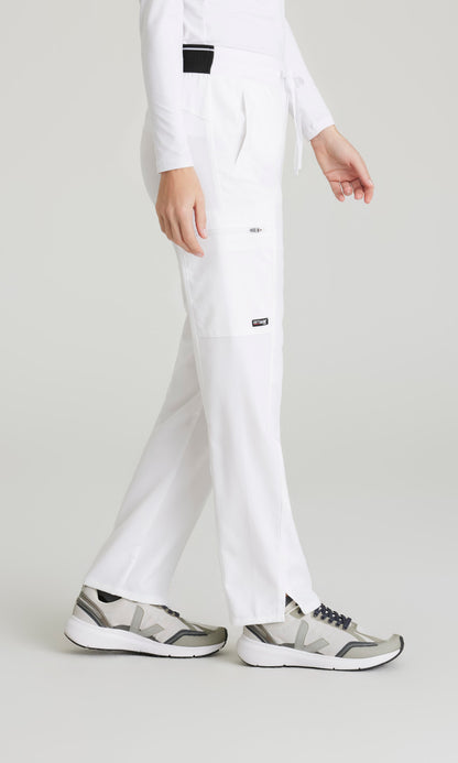 Grey's Anatomy Stretch GRSP500 Kim Scrub Pants White