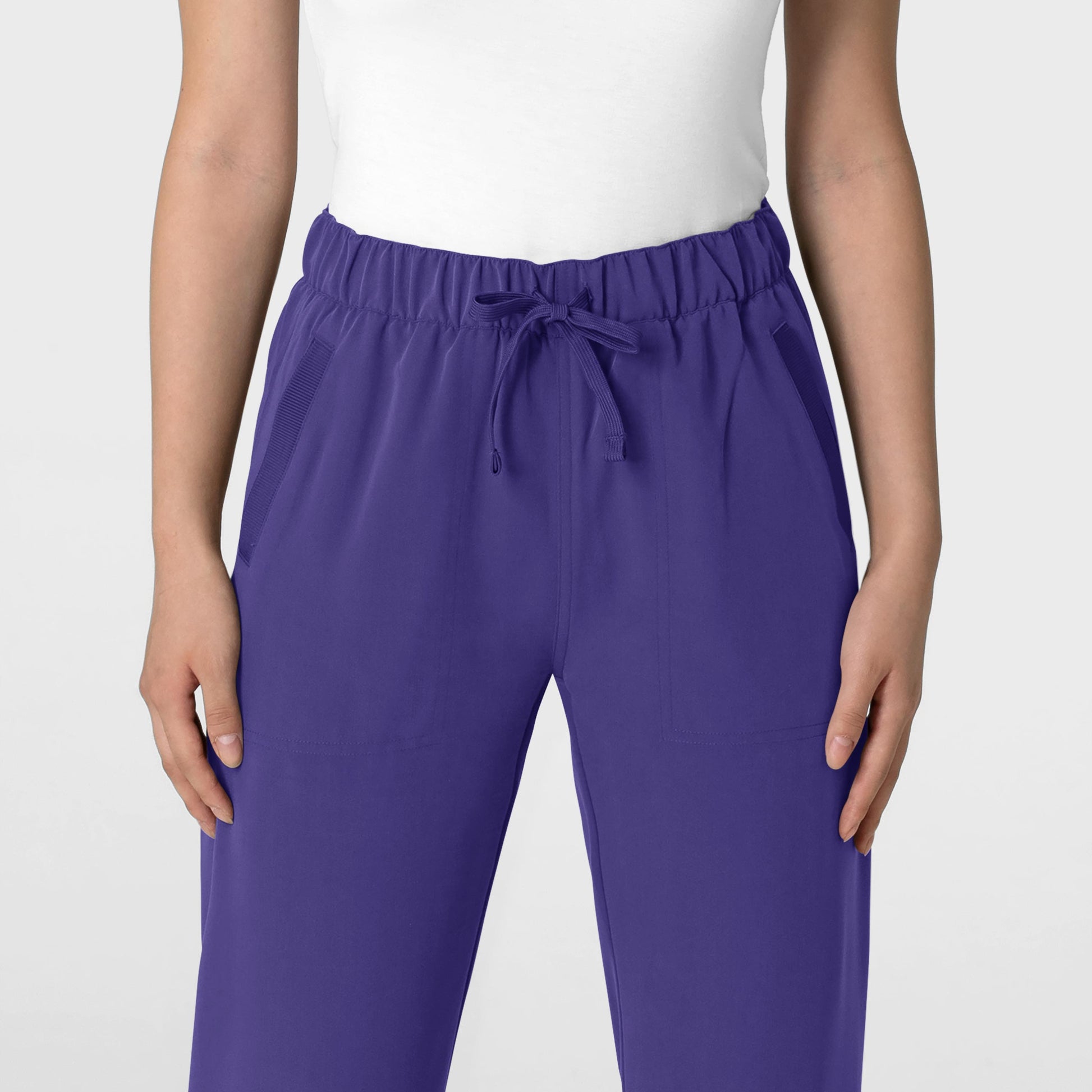 Nova 5232 Stovepipe High-Low Hem Scrub Pant Grape Model Image Alternate | Wink