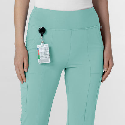 RENEW 5534 Cargo Flare Scrub Pants Turquoise Model Image Alternate | Wink