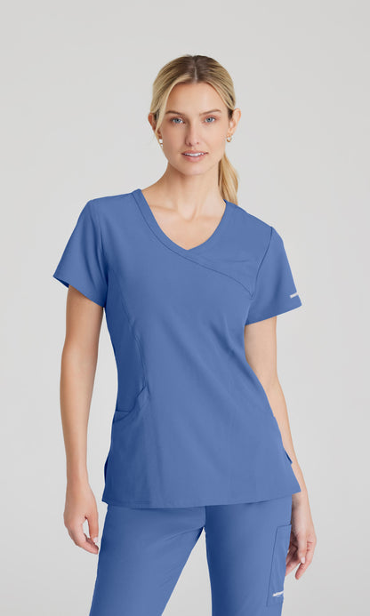 Skechers SK102 Reliance Scrub Top Ciel Blue
