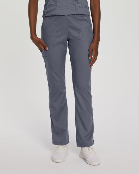 ProFlex 2042 Women's Cargo Scrub Pants Steel Image