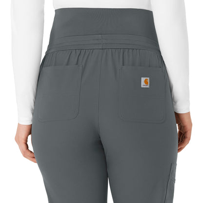 Force Essentials C54113 Maternity Jogger Scrub Pants Pewter Model Image Alternate | Carhartt