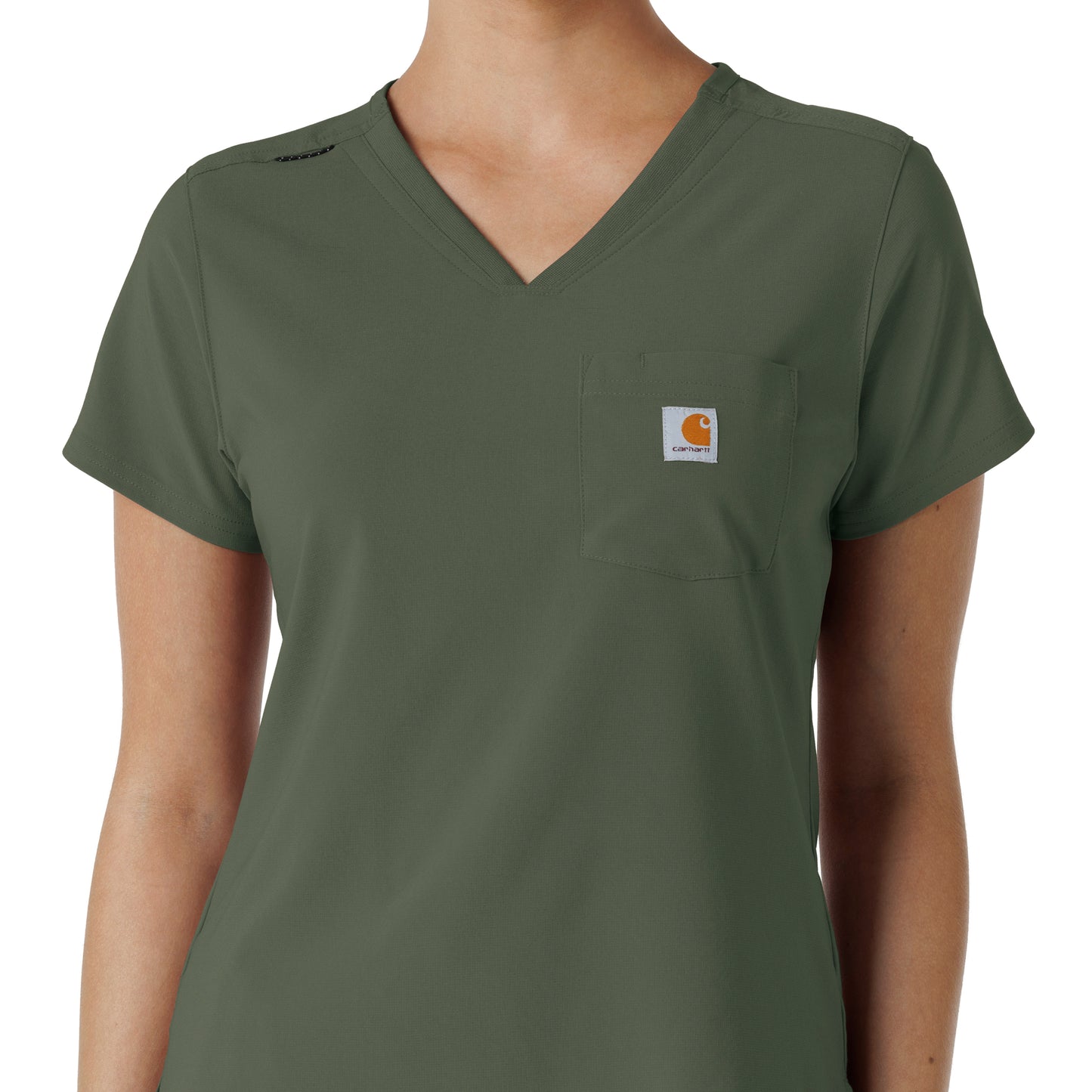 Force Cross-Flex C13410 Women's Tuck-In Scrub Top Olive