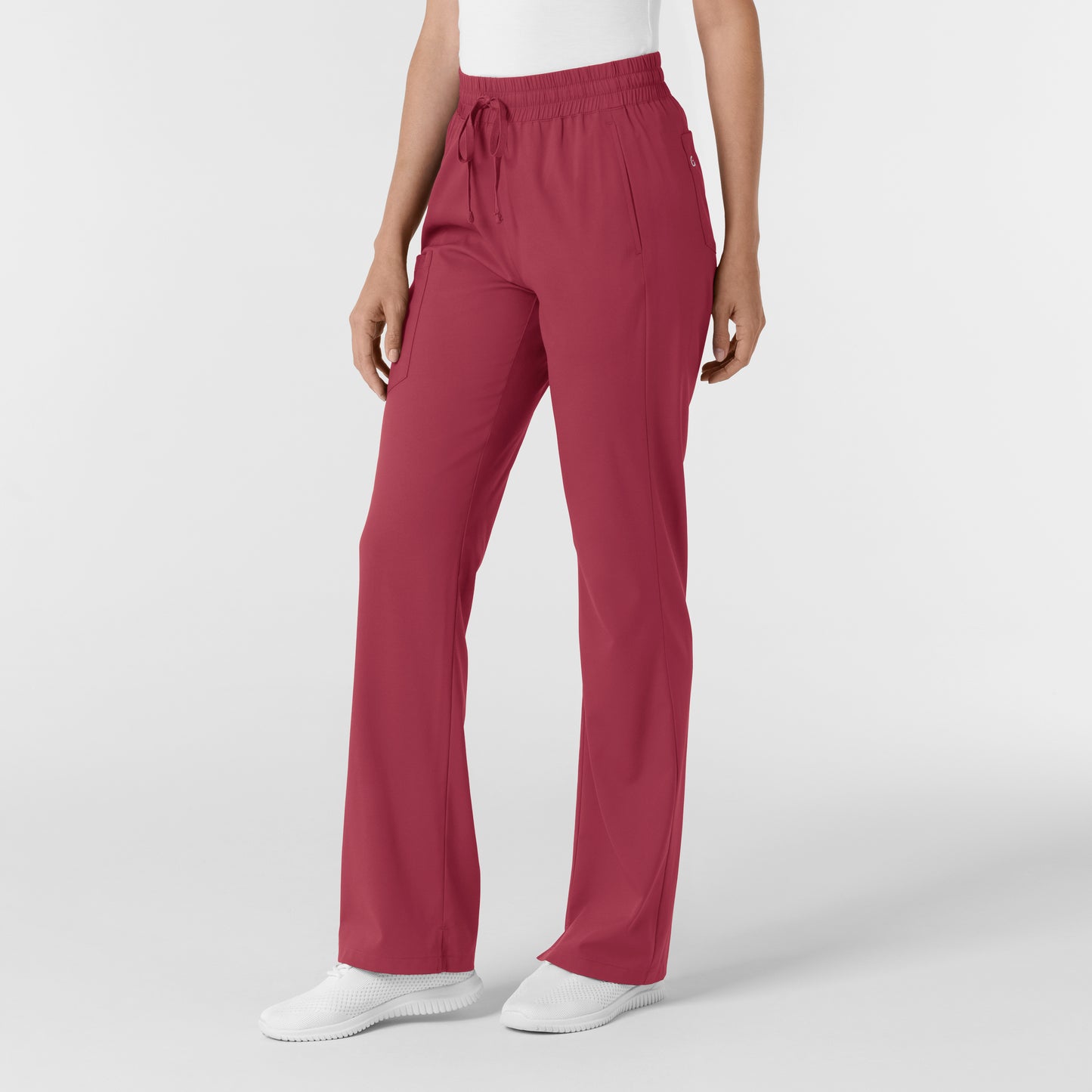 Boundless 5251 Women's Bootcut Scrub Pants Ruby