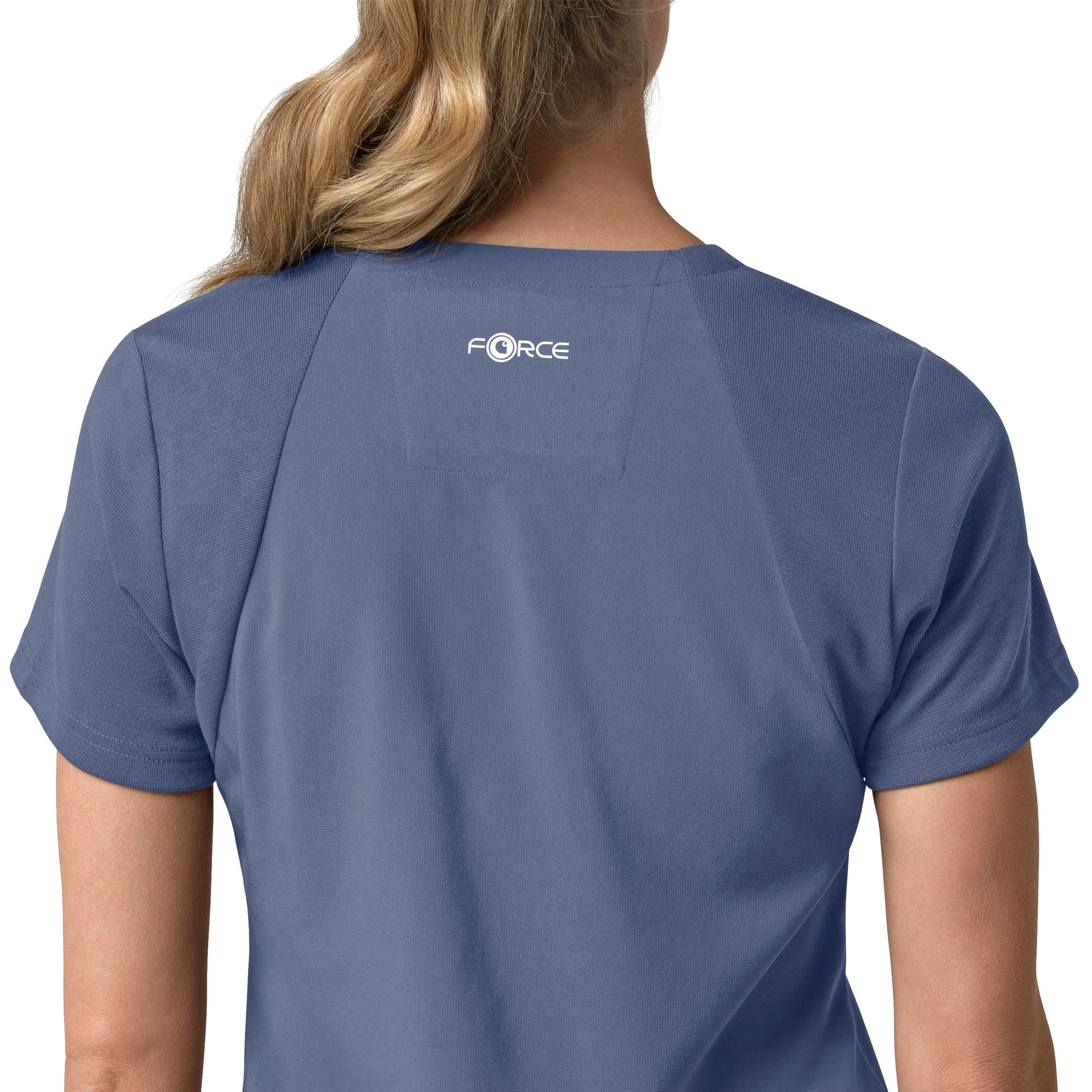 Force Cross-Flex C13210 Flex Panel V-Neck Scrub Top Riverside Model Image Alternate | Carhartt