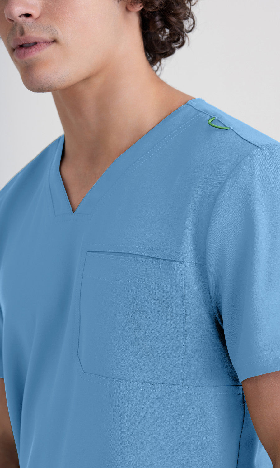 Grey's Anatomy Evolve GSST179 Journey Scrub Top Ciel Blue