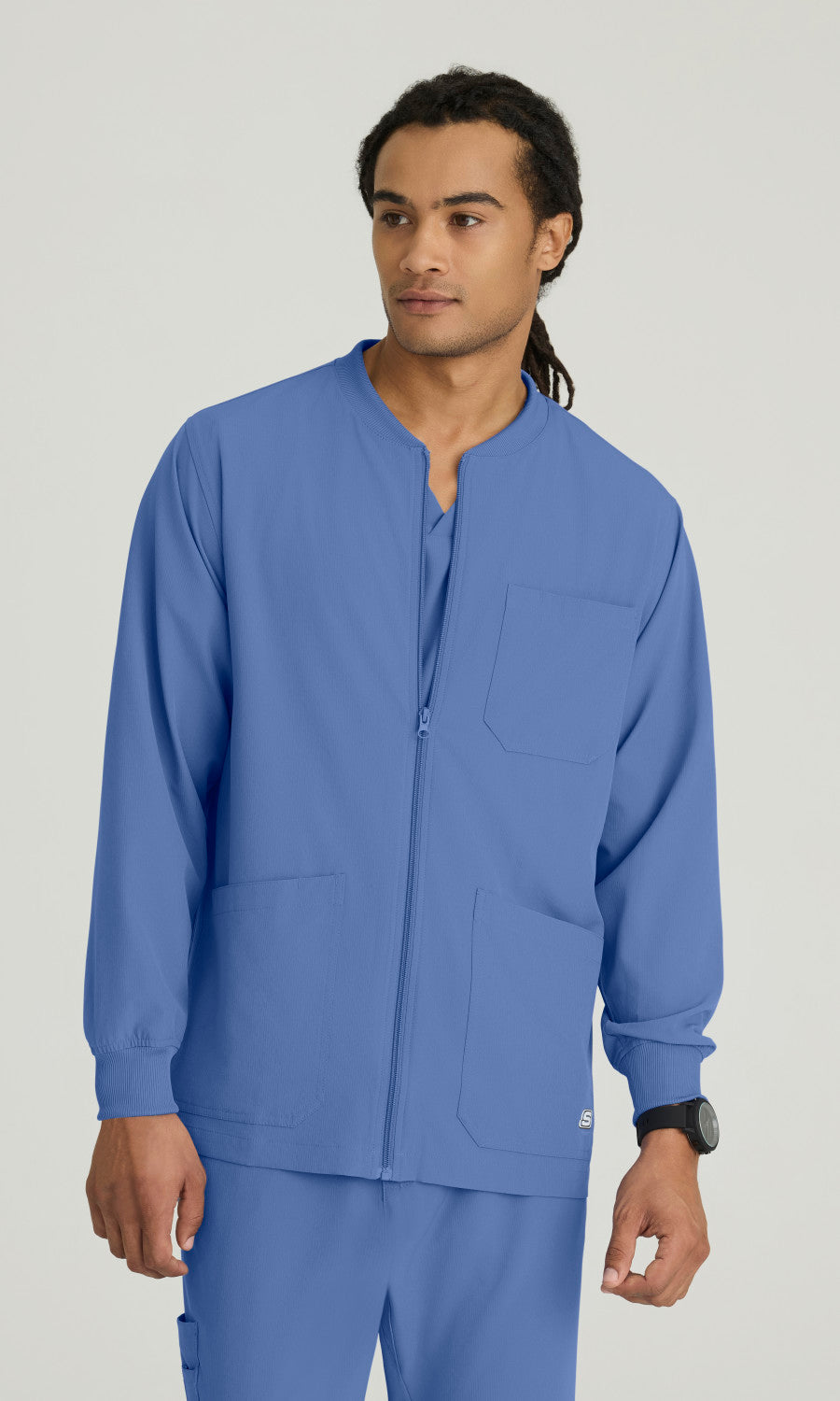 Skechers SK0408 Structure Scrub Jacket Ciel Blue