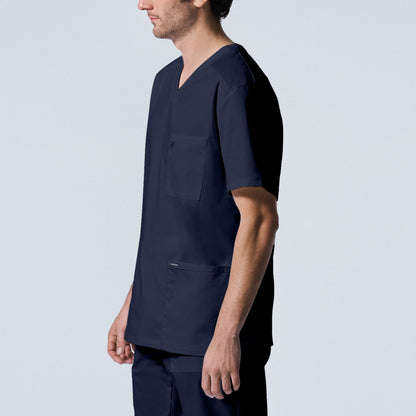 ProFlex LT109 Men's 4 Pocket V Neck Scrub Top True Navy Image