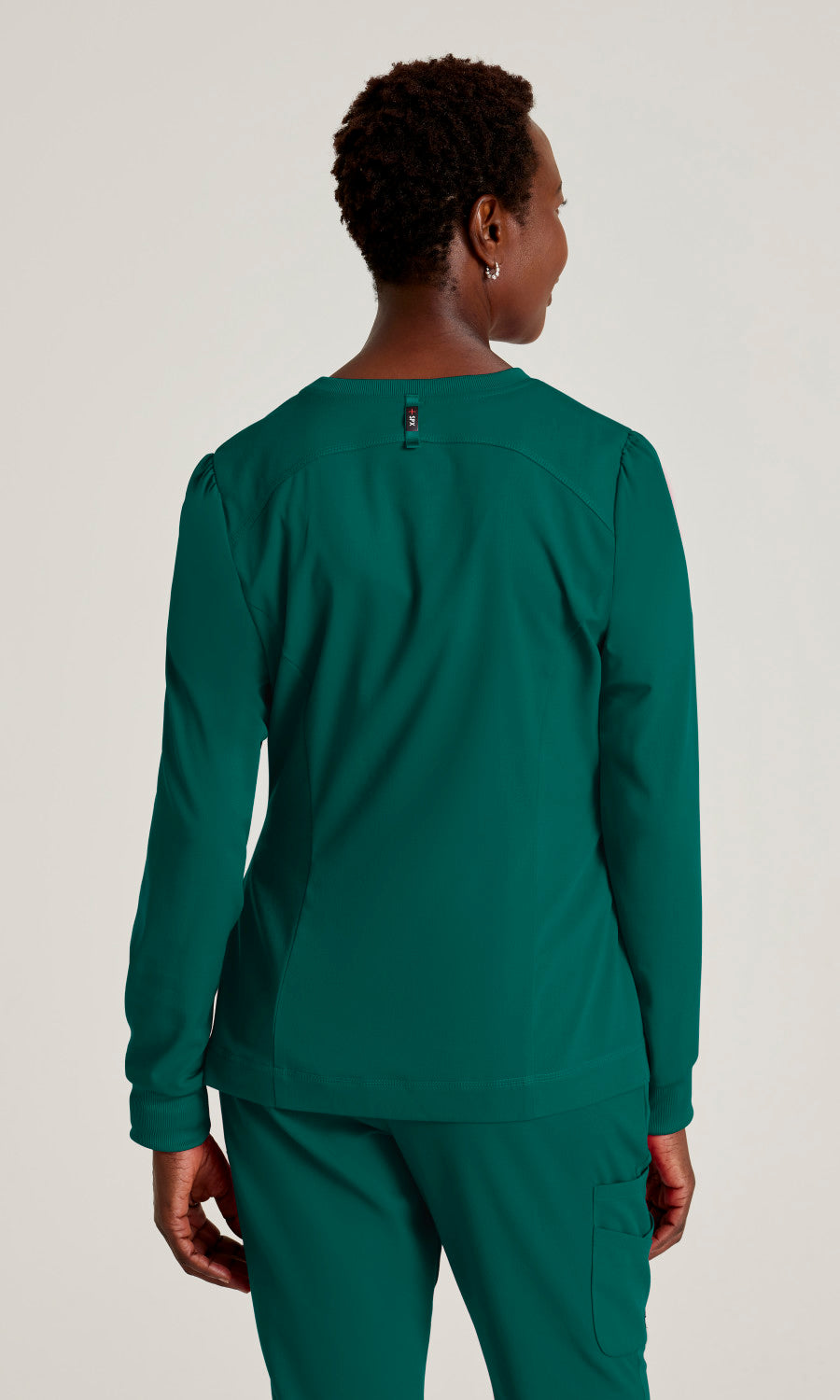 Grey's Anatomy Stretch GRSW017 Millie Jacket Hunter Green