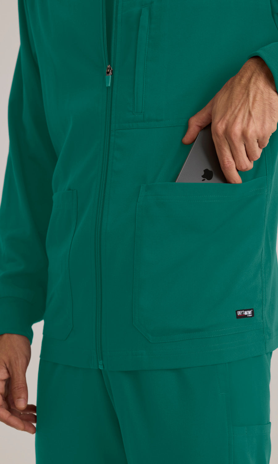 Grey's Anatomy Stretch GRSW871 React Warmup Hunter Green