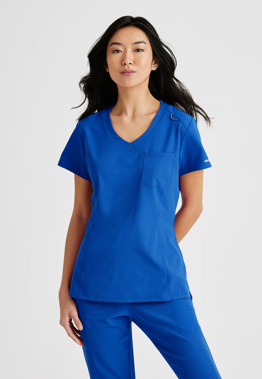 Skechers SKT147 Dignity Scrub Top New Royal