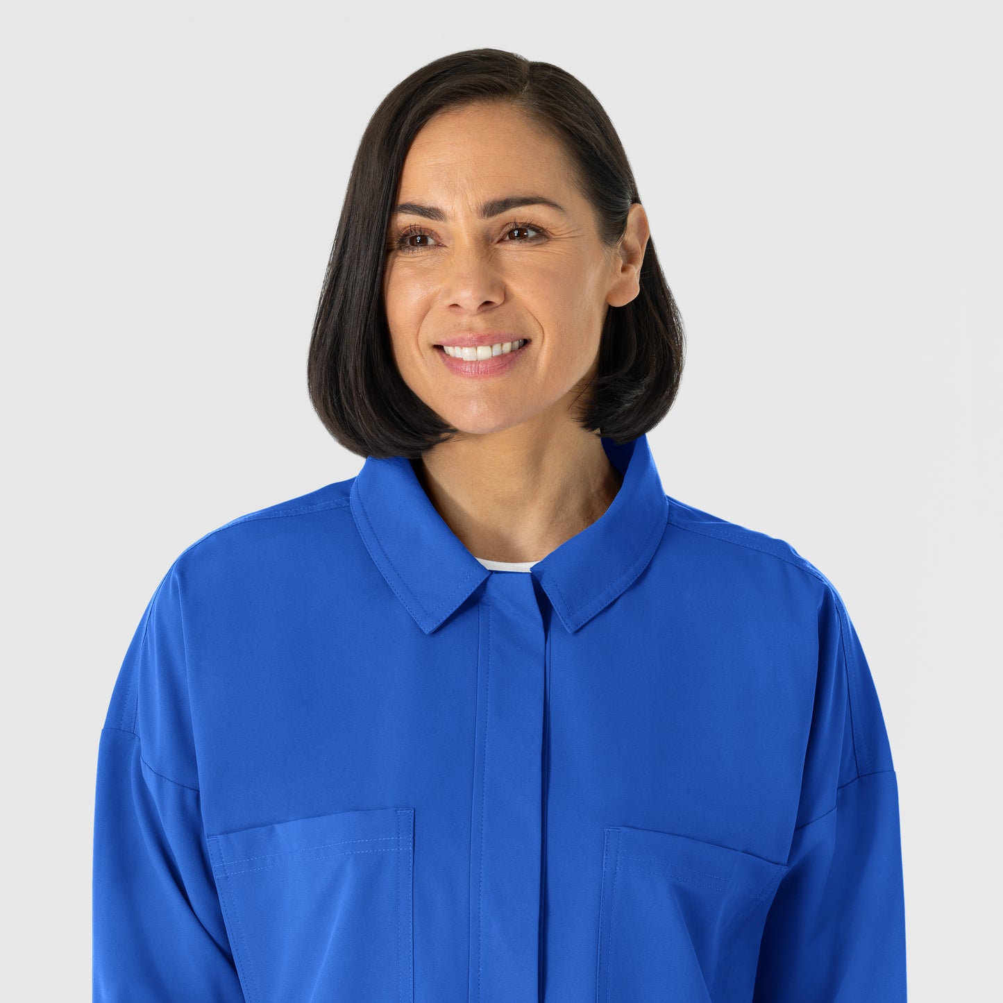 NURTUR 8180 Women’s Scrub Shirt Jacket Royal