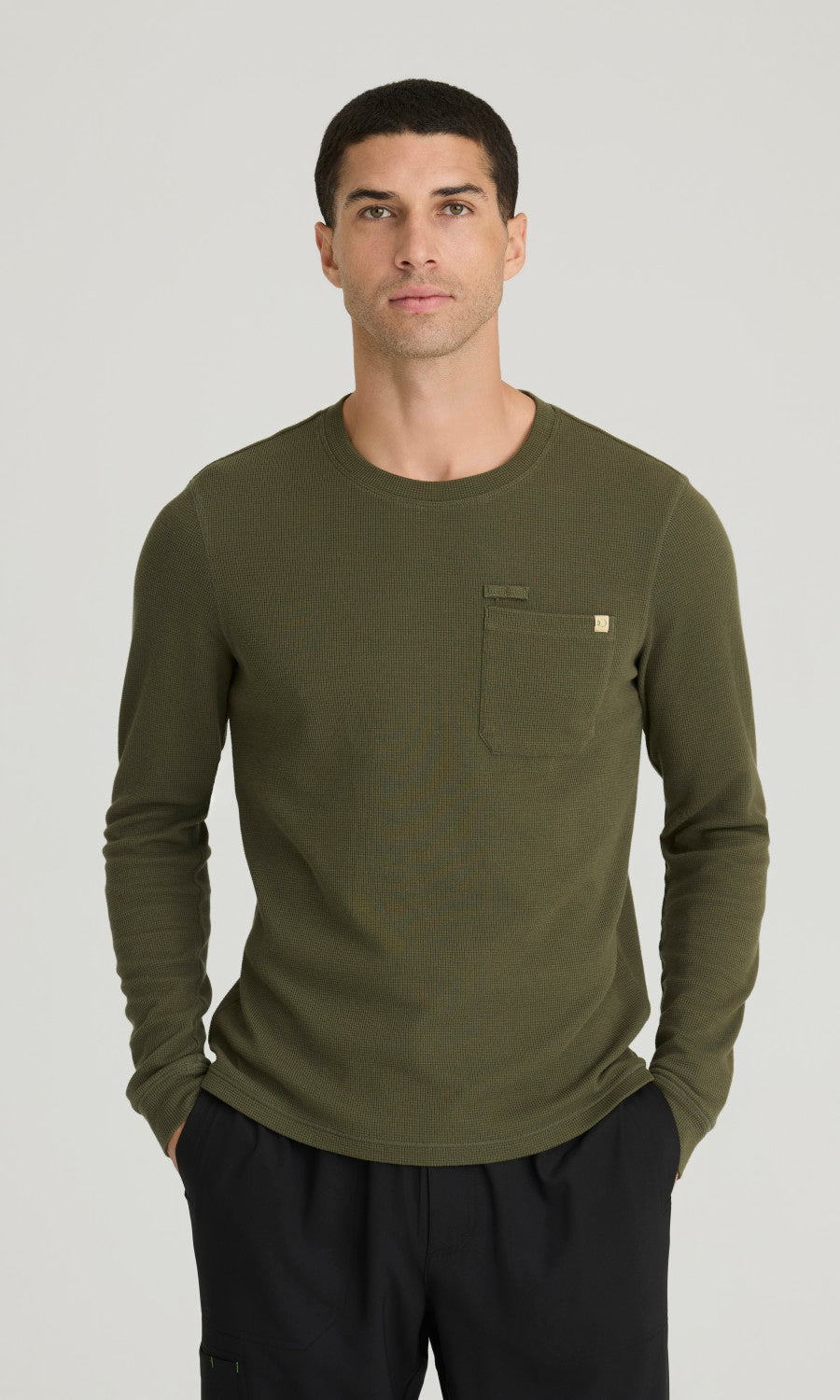 Grey's Anatomy Evolve GSST256 Nomad Long Sleeve Top Fern