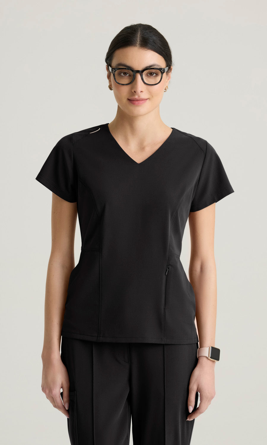 Grey's Anatomy Cultivate GRGT309 Spring Top Black - front
