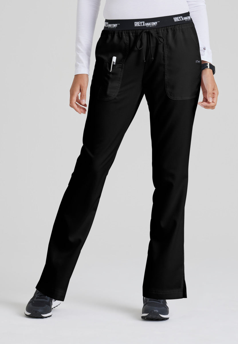 Greys Anatomy 4275 Aubrey Scrub Pants Black