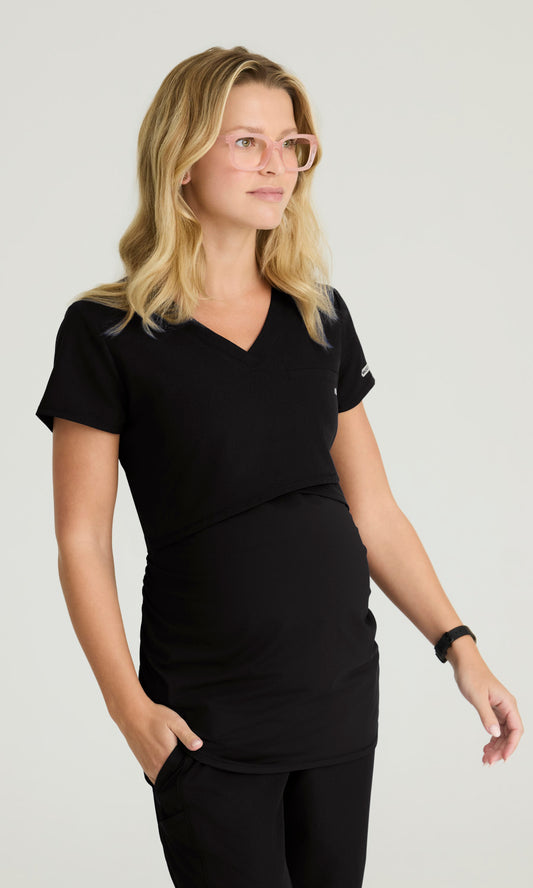 Skechers SKT269 Bloom Maternity Top Black
