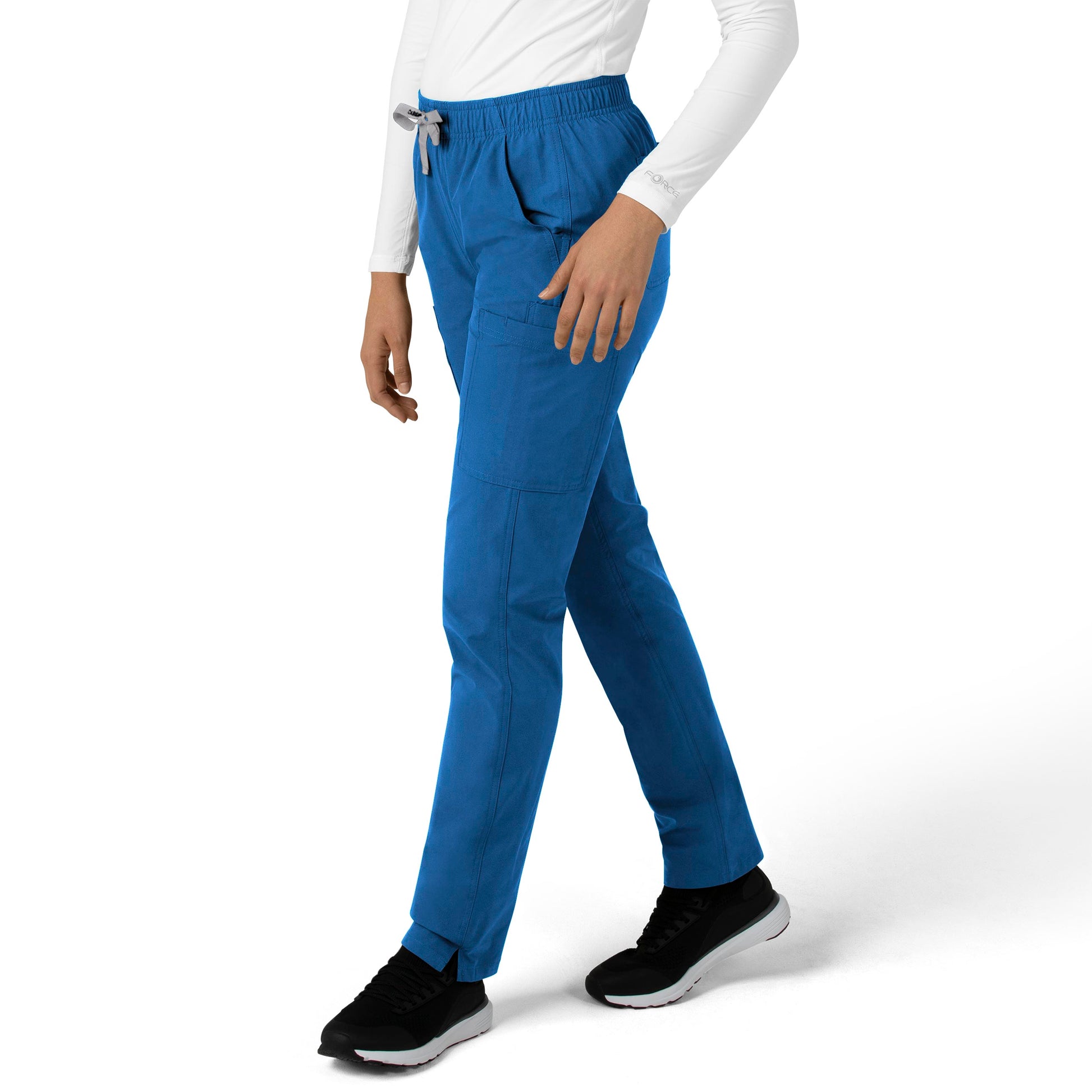 Force Essentials C51213 Straight Leg Scrub Pants Royal Model Image Right Side | Carhartt