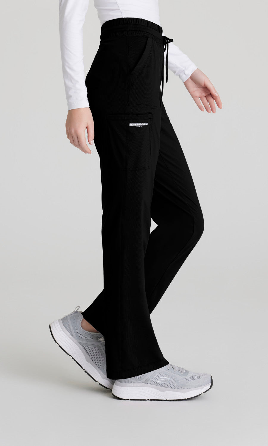 Skechers Slip-Ins Knits SKP668 Reach Knit Scrub Pants Black