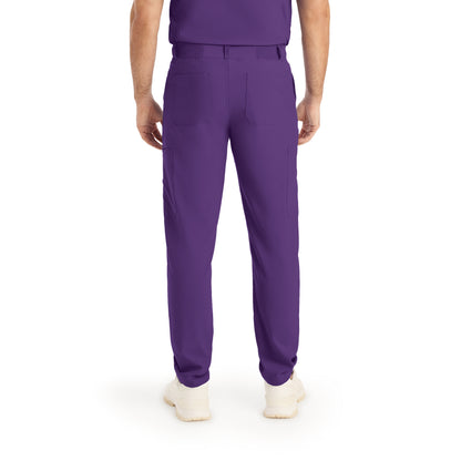 Forward LB410 Men's Cargo Scrub Pants Eggplant Image