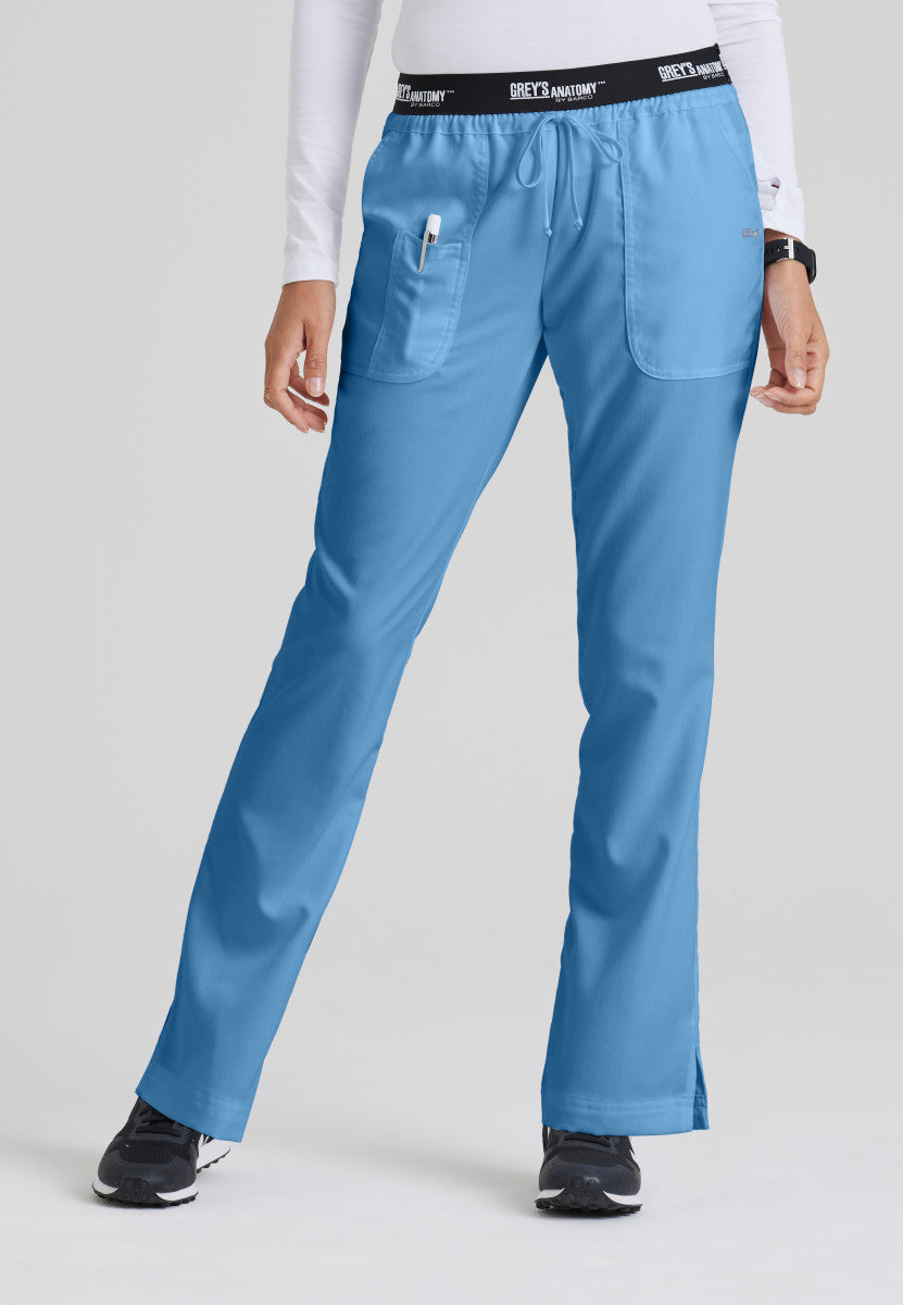 Greys Anatomy 4275 Aubrey Scrub Pants Ciel Blue