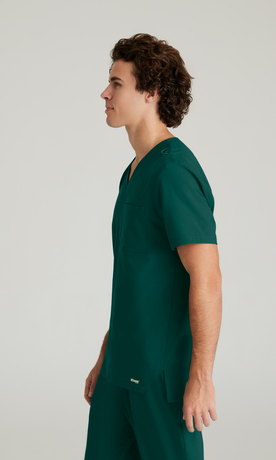 Grey's Anatomy Evolve GSST179 Journey Scrub Top Hunter Green