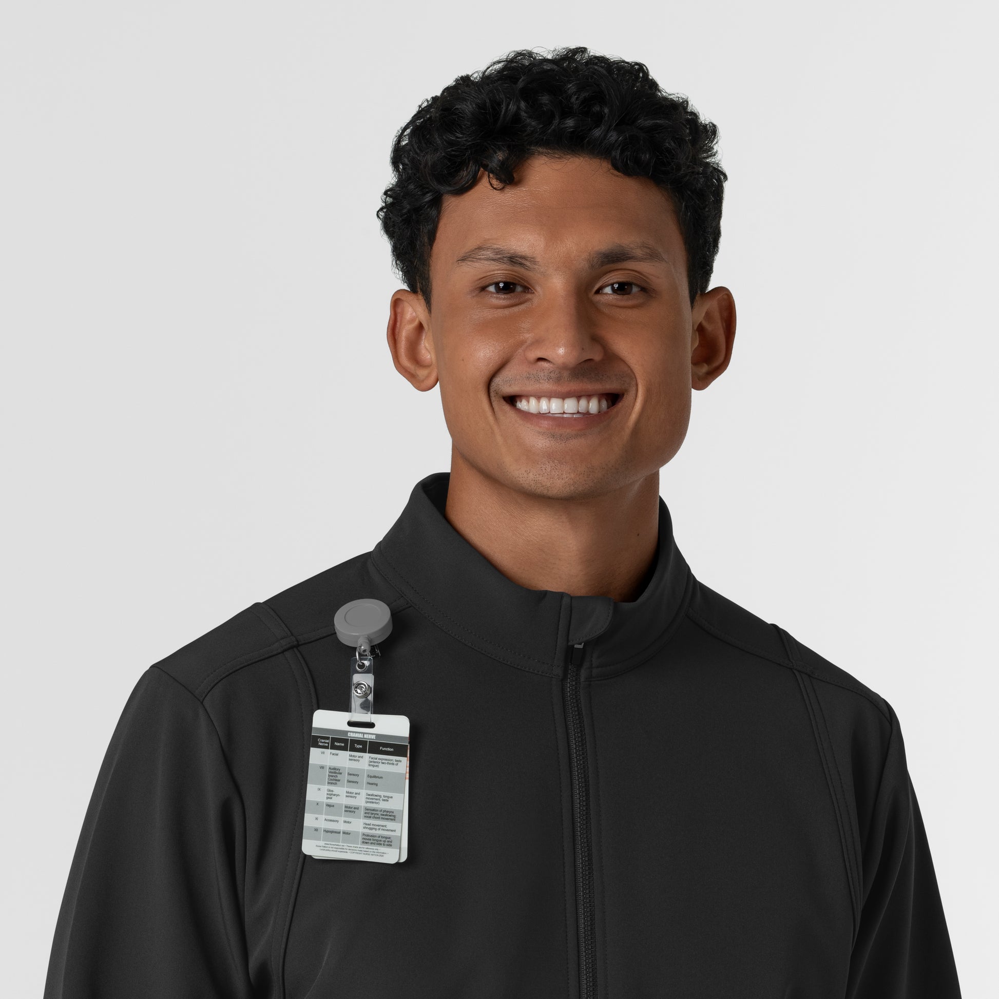 Layers 8609 Men's Soft Shell Scrub Jacket Black