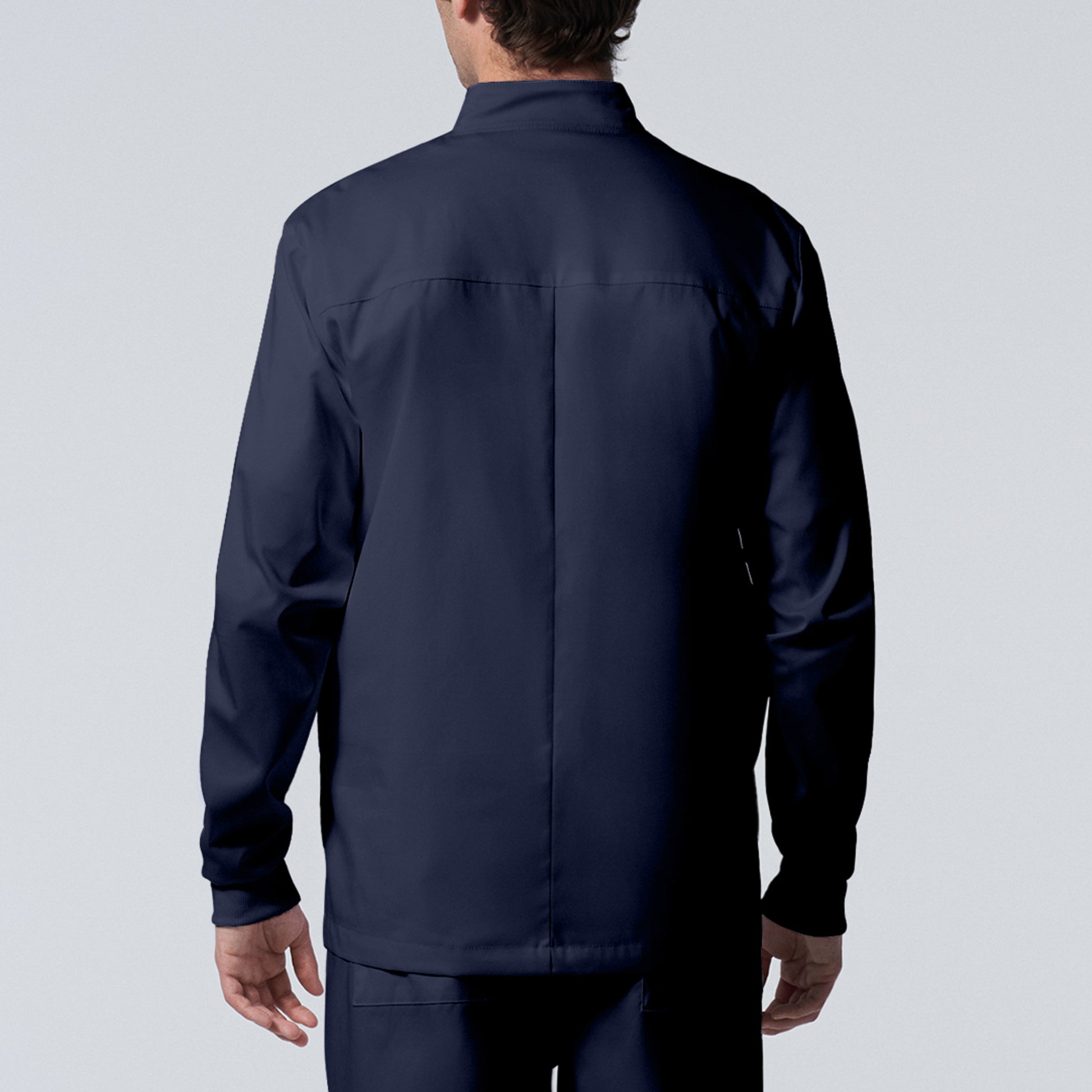 ProFlex LJ702 Men's 4 Pocket Scrub Jacket True Navy Image