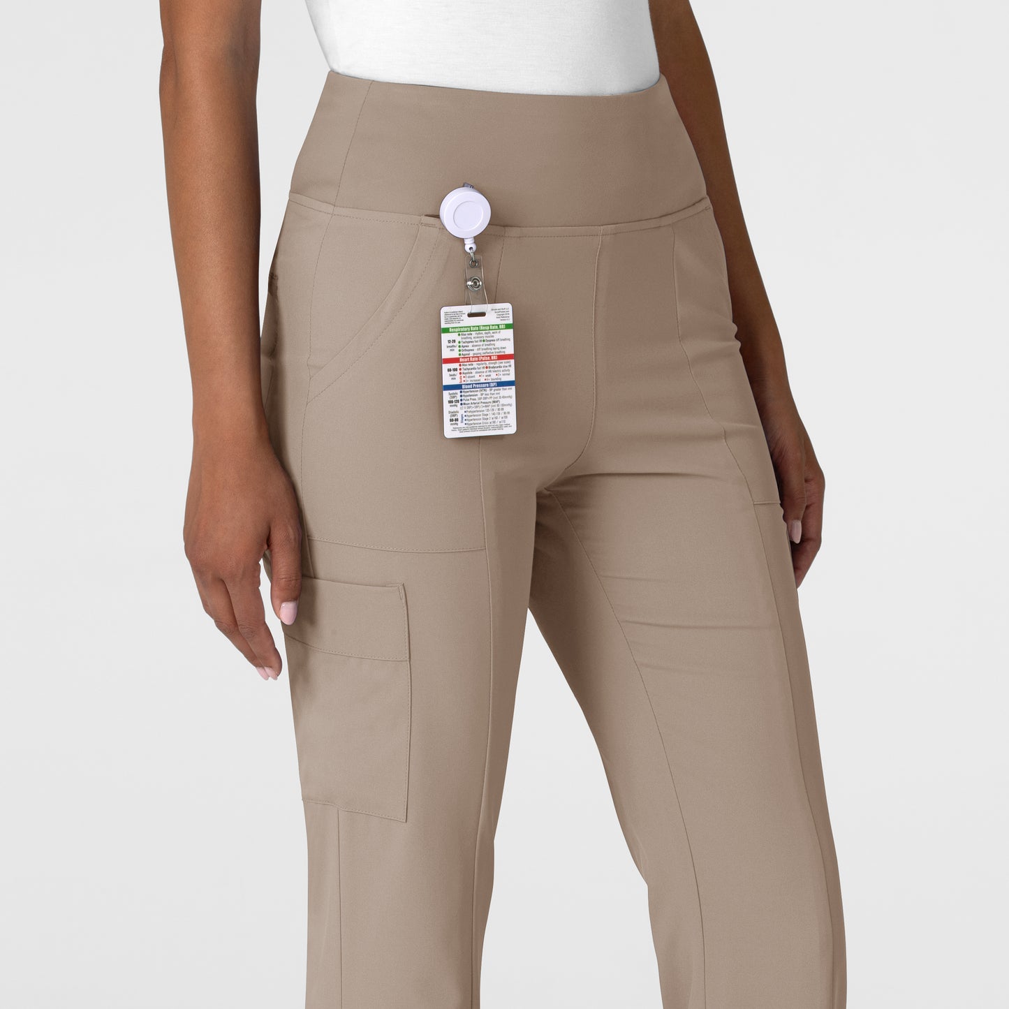 RENEW 5534 Cargo Flare Scrub Pants Haze Model Image Alternate | Wink