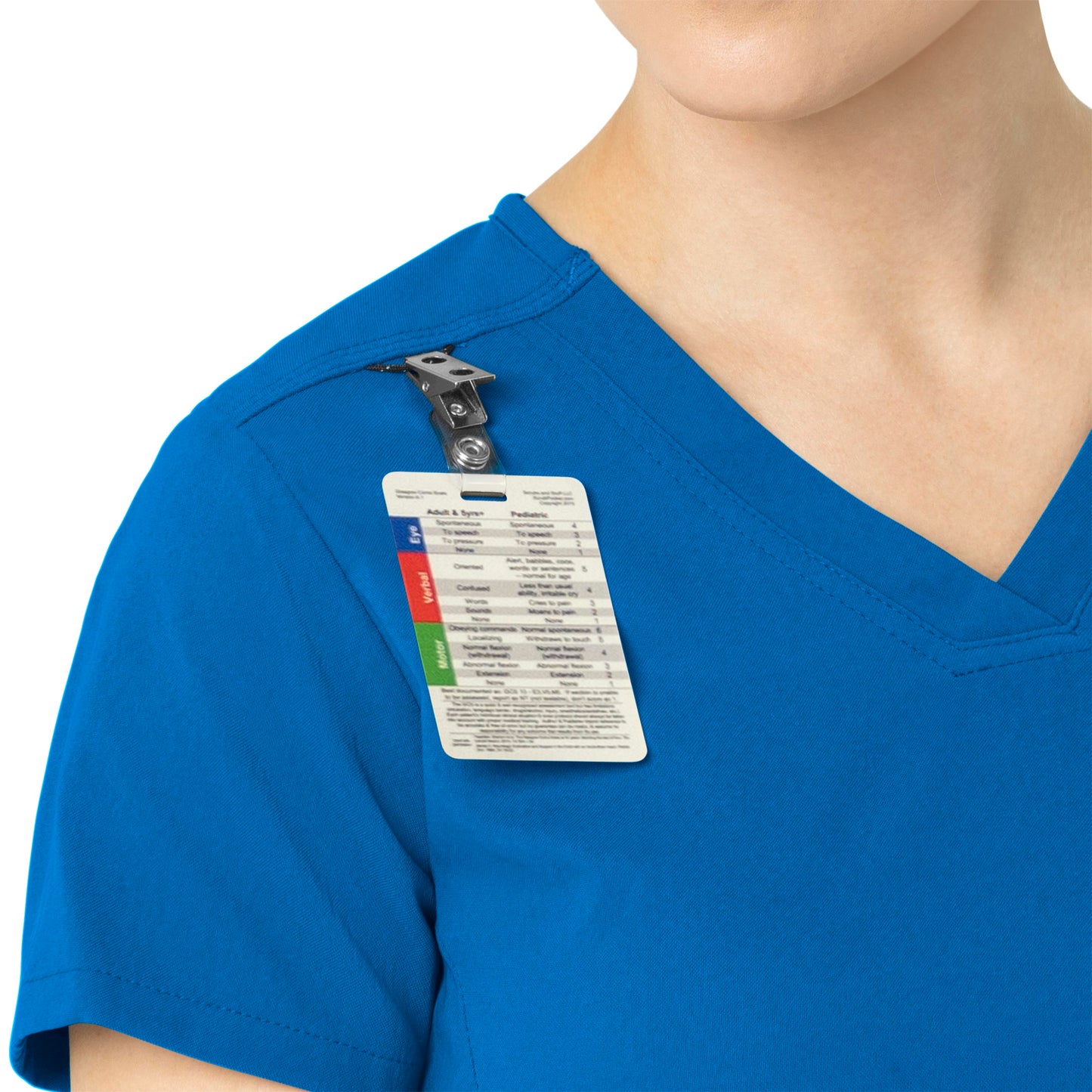 Rugged Flex Peak C12137 Tuck-In Scrub Top Royal Model Image Alternate | Carhartt