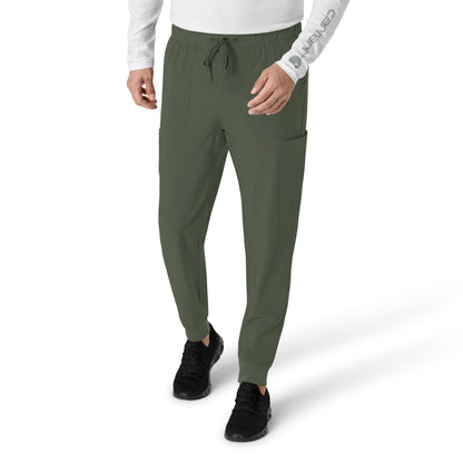Force Cross-Flex C56310 Men's Jogger Scrub Pants Olive