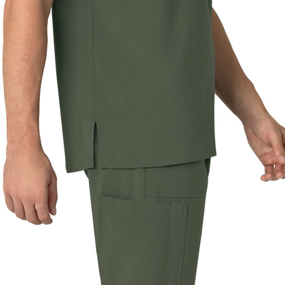 Force Cross-Flex C16310 Men's Henley Scrub Top Olive