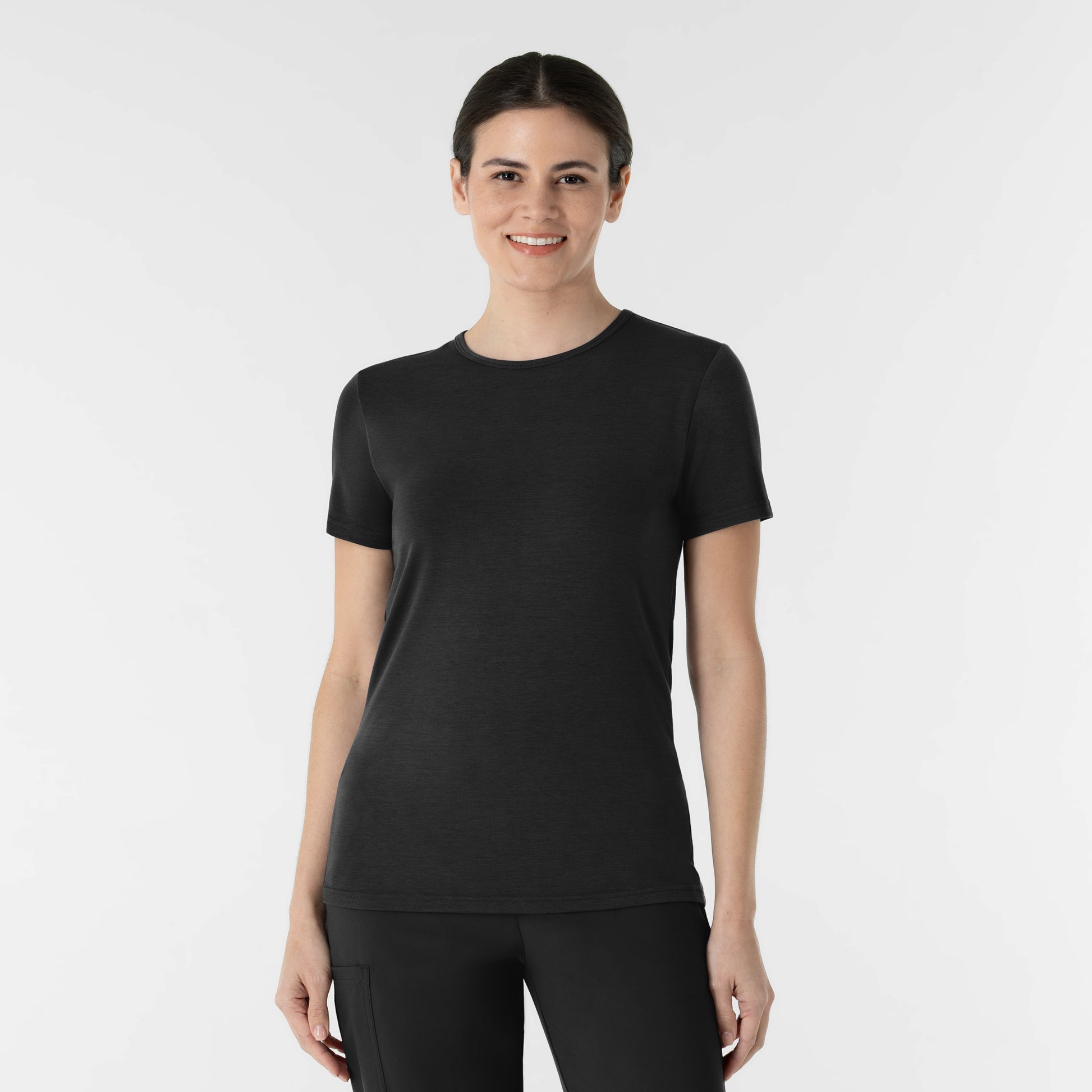 Layers 2290 Women's Short Sleeve Essential Tee Black