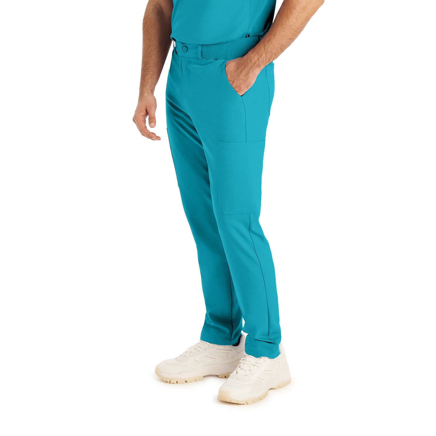 Forward LB410 Men's Cargo Scrub Pants Teal Image