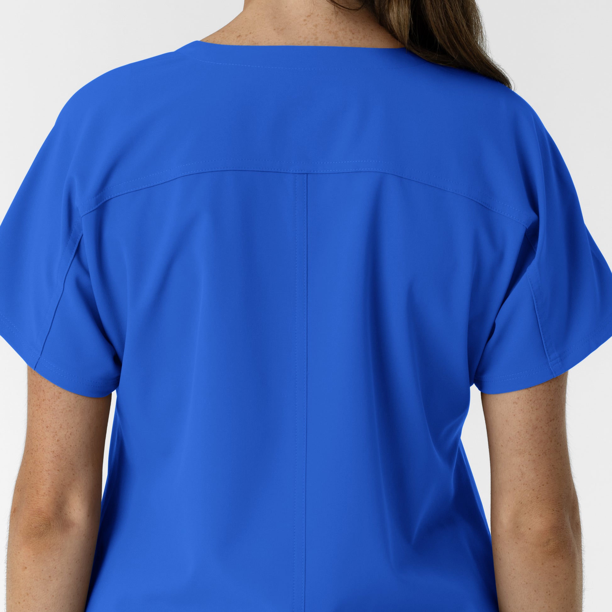 NURTUR 6280 Women's Drop Shoulder Tunic Scrub Top Royal