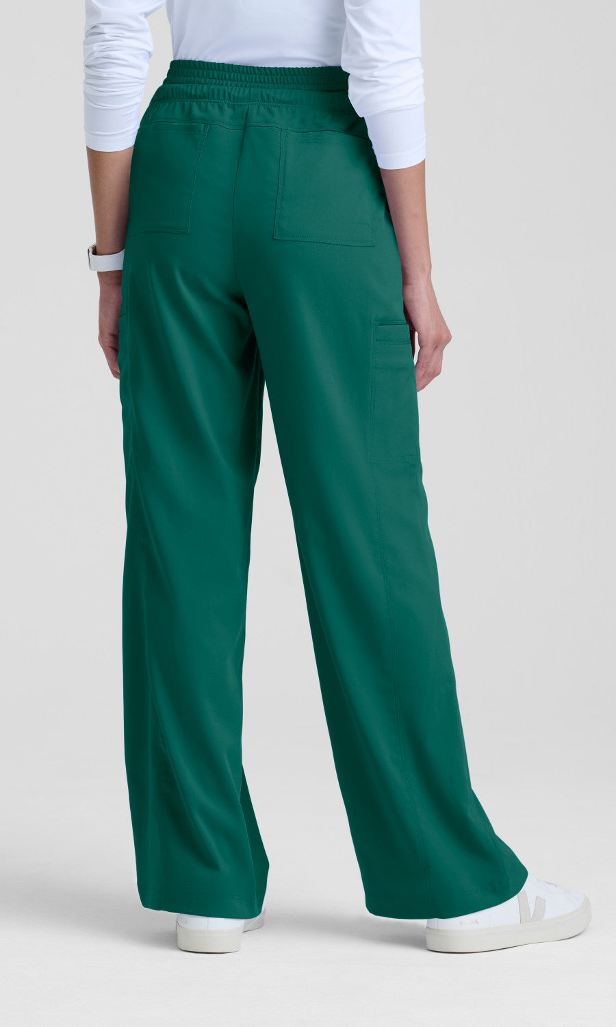 Grey's Anatomy Stretch GRSP747 Nina Pant Hunter Green - back